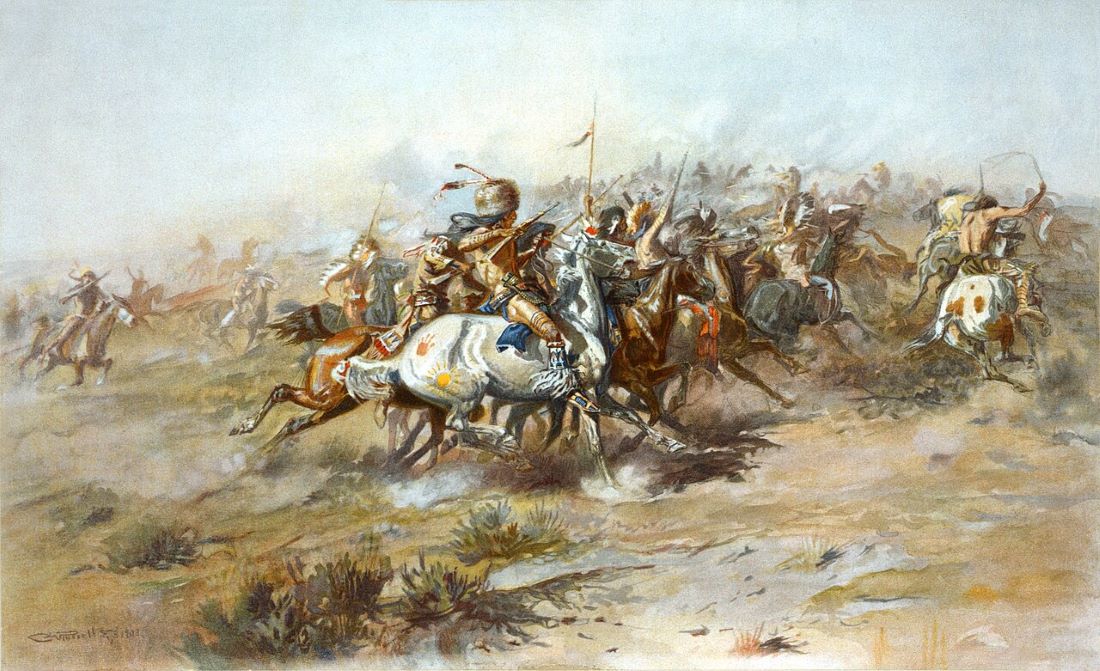 Kasterova borba (1903) Charlesa Mariona Russella