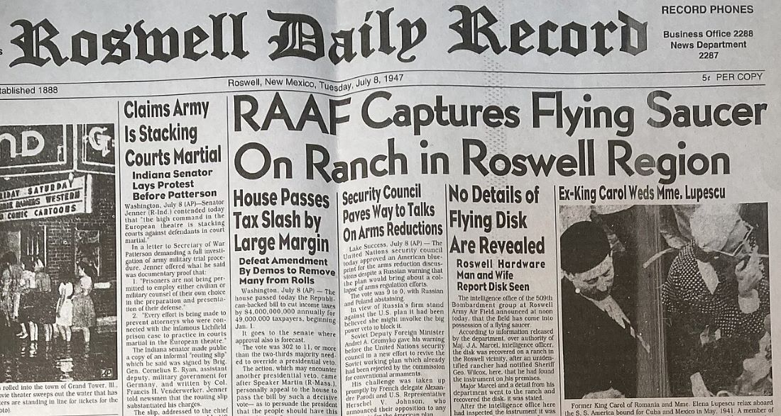 NLO Rosvel incident